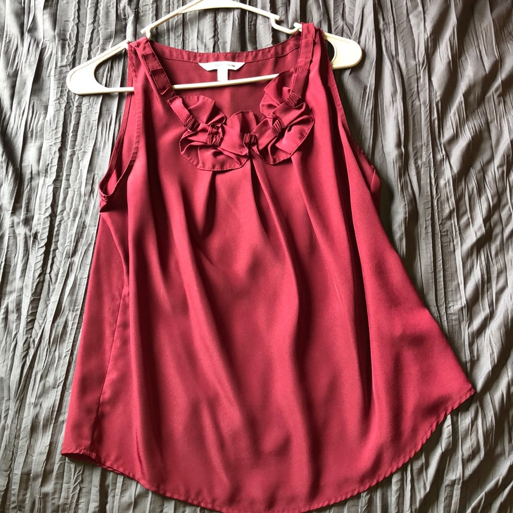 Flower detail tank top (dressy)